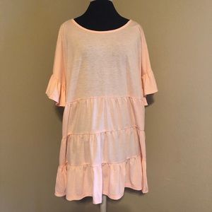 ❤️ Pink ruffled tunic